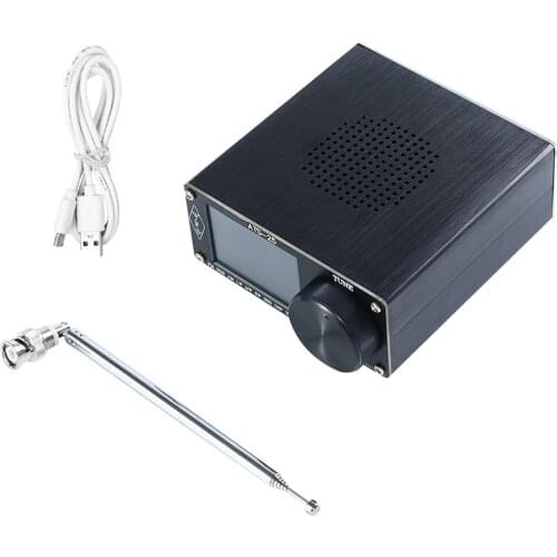 Aluminium Alloy All-Band Radio Receiver FM LW(MW SW) SSB 2.4 Inch Touching Screen Radio Search HAM Band Quick Channel Si4732