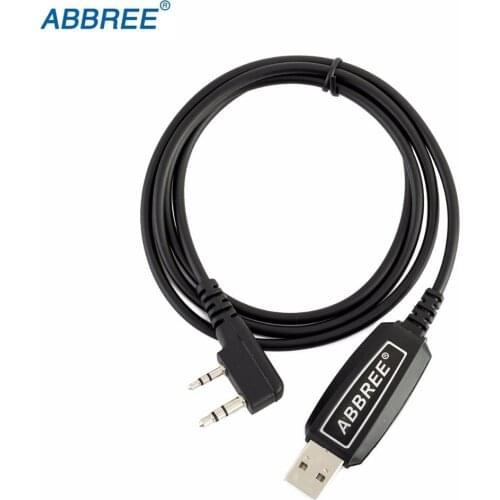 Abbree USB Programming Cable Win XP/Win7/Win8/Win10 for ABBREE AR-F5 AR-F2 AR-F6 AR-F8 AR-889G Walkie Talkie Handheld Radio
