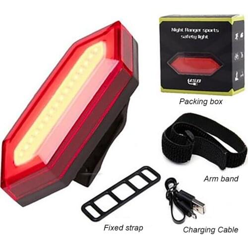 Bike Accessory Waterproof Bike Bicycle Rear Tail LED Helmet Cycling FlashLight Safety Warning Lamp Cycling Safety Warning Light