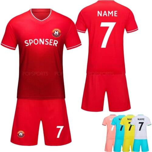 High Quality Football Sportwear Men Polyester Custom Tracksuit Soccer Jersey Tracksuit