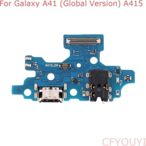 Charging Port Flex Cable Part For Samsung Galaxy A41 A415 USB Port Earphone Jack Flex Cable Replacement Parts