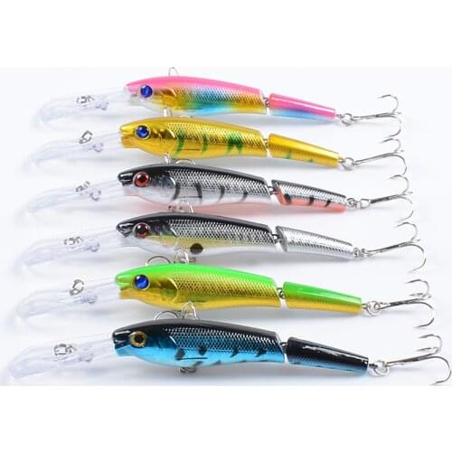 1 Pcs Jerkbait Minnow Fishing Lure Hard Plastic Bait Artificial Lures Bass Pike ABS Wobbler for Fish Hooks Crankbait 3D Eyes Sea