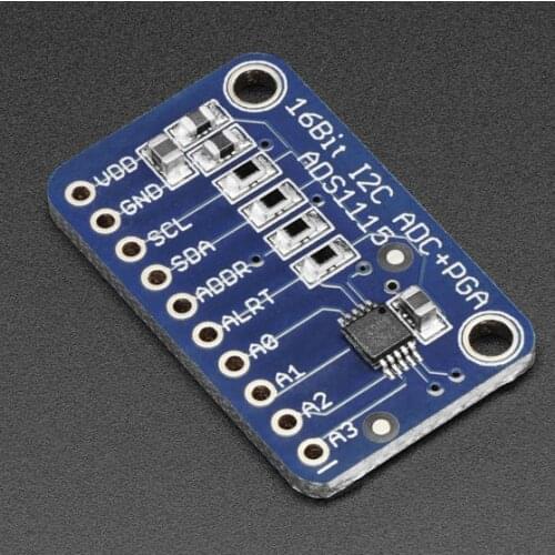 16 Bit I2C ADS1115 Module ADC 4 channel with Pro Gain Amplifier RPi