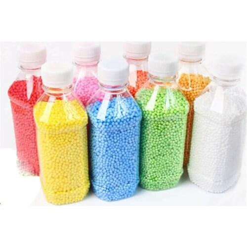 300ml DIY Snow Mud Particles Accessories Slime Balls Small Tiny Foam Beads For Floam Filler For DIY Supplies 2-3.5mm