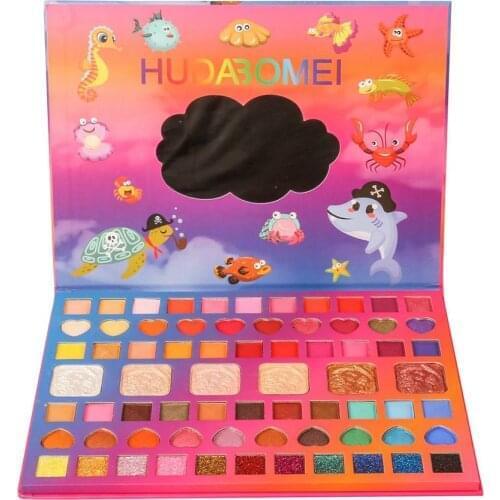 70 Colos Matte Glitter Eyeshadow Palette Neon Eye Pigments Matte Mineral Make Up Powder Shining Eyeshadow Maquillajes Para Mujer