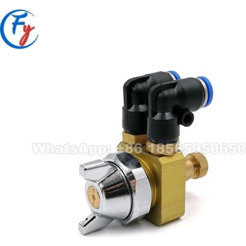 ST-1 Automatic Spray Gun, Fan Spray Pattern Auto Spray Gun, ST-1-1.0 Automatic Wave Soldering Production Line Flux Spray Gun