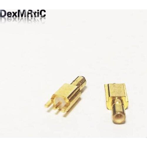 Free Shipping 1PC SSMB Male Plug RF Coax Connector PCB mount Straight Goldplated NEW wholesale
