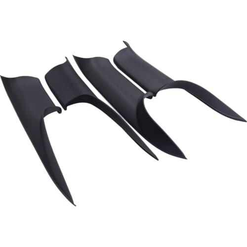 Black Interior Car Door Panel Handle Pull Carrier Grab Trim Cover fit for BMW 7-Series F02 2008 2009 2010 2011 2012 2013 2014
