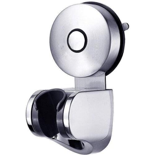 304 Stainless Steel Shower Holder Vacuum Suction Cup Adjustable Handheld Shower Head Bidet Sprayer Holder Wall Mount