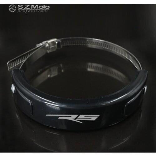 For APRILIA RS125 Silencer Round Oval Exhaust Protector Can Cover Motorcycle SCOPE 100MM-140MM silicone Protect 2016 2017 2018