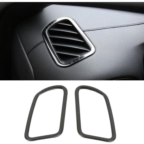 For Kia Cerato k3 2019 2020 Stainless Steel Interior Air Conditioning Cover Trim AC Outlet Frame Styling Interior Accessories