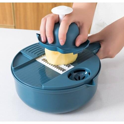 Home Kitchen Accessories Tools Grater for Multi Function Vegetables Cutter Slicer Processors 12-piece