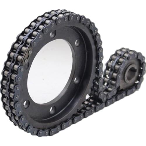 Electric Tricycle Gear Double Row 42 Teeth, Rear Axle Motor Wheel 428 Sprocket, Chain Sprocket, Sprocket Rear Axle Accessories