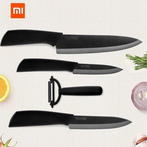 Huohou Nano-ceramic knife Cook Set 4 6 8 Inch chef knife sharp Light friendly chinese kitchen kitchen knife From xiaomi Youpin