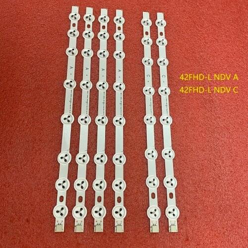 6pcs LED Backlight strip for LG Innotek 42 42FHD-L NDV Hitachi 42HXT12U 42HXT42U 42HXT42UH LINSAR 42LED450S 42LED400S 42PFL3008