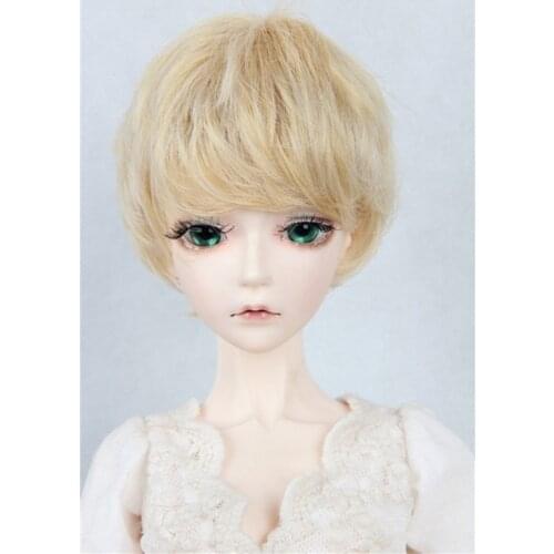 Luodoll SD / BJD doll wig gold closed face reel short hair limited edition silk 1/3 1/4 1/6 hot spot