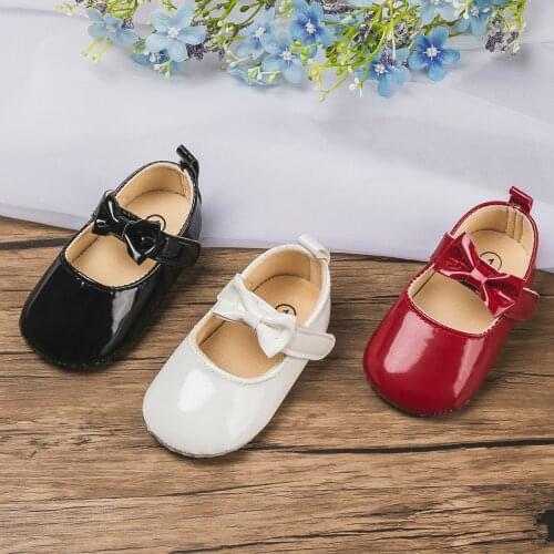 Newborn Baby Baby Boy Girl Baby Moccasins Moccs Shoes Bow Fringe Soft Soled PU Leather Non-slip Footwear Crib Shoes