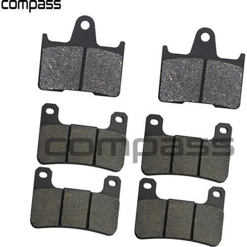 Motorcycle Front and Rear Brake Pads for Suzuki GSXR600 600 04-05 750 1000 K2 04-06
