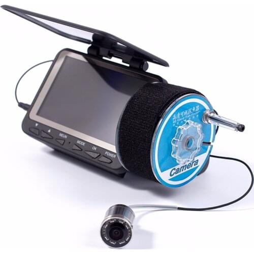 4.3 inch LCD Monito Fish Finder Underwater 1000TVL With 8pcs IR LED Controllable UnderWater Monitor Video Camera For Fishing