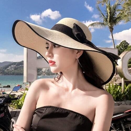 20 Handmade New Womens Straw Hat Sun Hats Wide Wide Brim High Quality Natural Straw Beach Panama Straw Hat Holiday Sun Hat