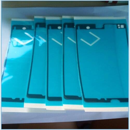 SuperDeal 50PCS/LOT New LCD Front Housing Frame Faceplate Adhesive Glue Sticky Sticker For Sony Xperia Z L36H C6603 High Quality