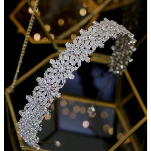 Bridal Tiara Headwear, Graduation Crown,Wedding Headband, Bridal Hairband Hair Accessories, Vintage Wedding Hairband