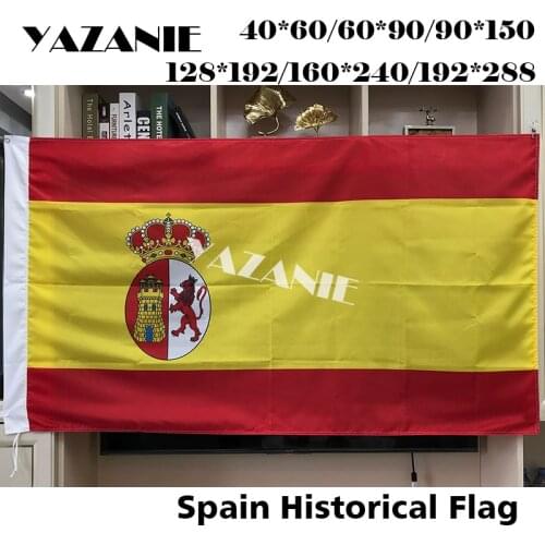YAZANIE Any Size Spain War Ensign 1785–1843 National Flag 1785–1873 1875–1931 Spanish Historical Flags and Banners