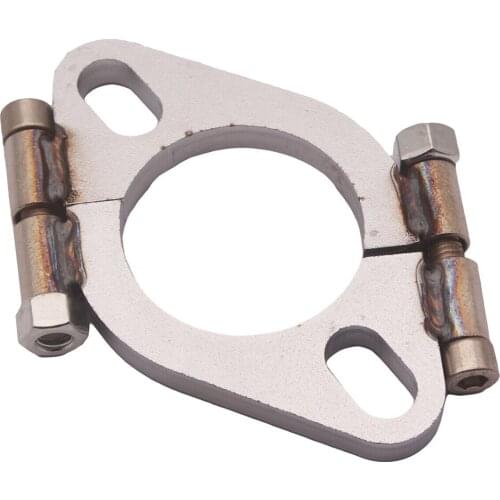 Replacement Split Exhaust Flange Plate 2.5 Mild Steel Oval Holes