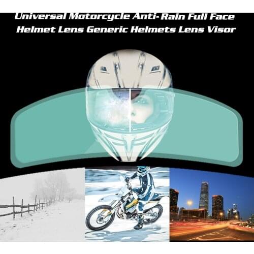 New Motorcycle Helmet Anti-fog Patch Visor Lens Helmet Lens Protective Film for Against UV Rain Motocross Motorcycle Accessories