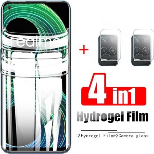Screen Protector For Oppo Realme 8 5G Hydrogel Film Back Camera Lens Tempered glass on Realme Realmi8 8 Pro 8Pro Protective Film