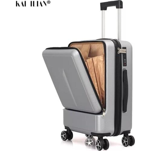 20"24"inch Women Rolling Luggage Travel Suitcase Case with Laptop Bag Men Universal wheel Trolley ABS box fashion suitcase