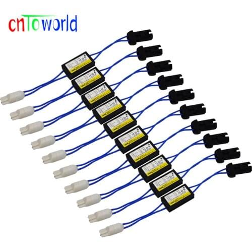 10x T10 T15 194 W5W 168 921 Led Canbus NO Canbus OCB Error Warning Canceller T10 Decoder Load Resistor for LED Bulb