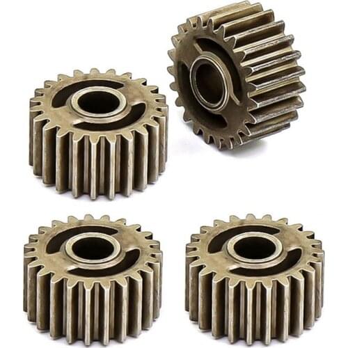 4Pcs 23T Hardened Steel Portal Drive Output Spindle Gear Set 8258 for 1/10 RC Crawler Car Traxxas TRX-4 TRX4