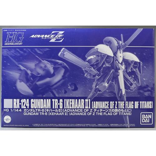 BANDAI GUNDAM PB 1/144 HG RX-124 GUNDAM TR6 TR-6 KEHAAR II Gundam model kids assembled Robot Anime action figure toys