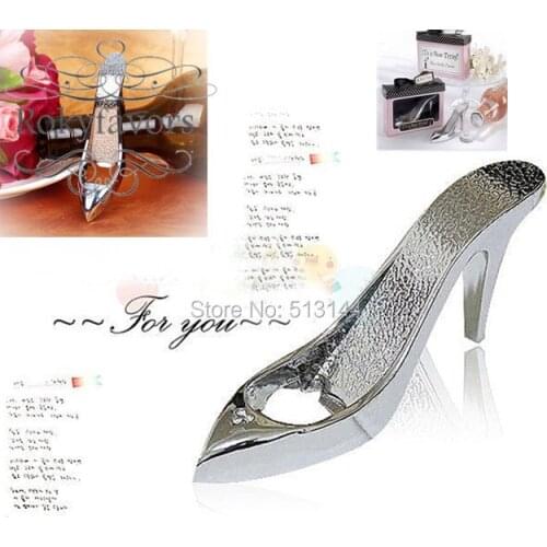 FREE SHIPPING 20PCS/lot High Heel Shoe Bottle Opener Its a Shoe Thing Bottle Opener Bridal Shower Party Favors Birthday Gifts
