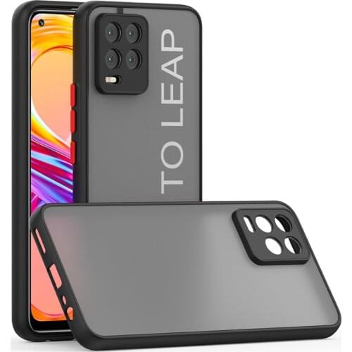 Case For OPPO Realme 8 Case 6.4'' Clear Bumper Coque Skin Feel Case For Realmi 8 Pro 4G 6.4'' Phone Cases Cover Realme 8 5G V13