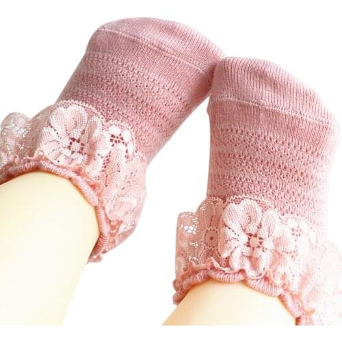 Infant Baby Girl Boy Kid Sock Autumn Winter Warm Lace Socks Ankle Sock Princess Socks For Kid 6M-5Y