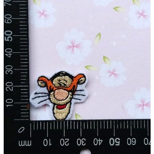 Disney Cartoon Mickey Mouse Patches Winnie Patches for Clothing Piggy Tiger Simba Goofy Iron on Patches Diy Patch Embroidered