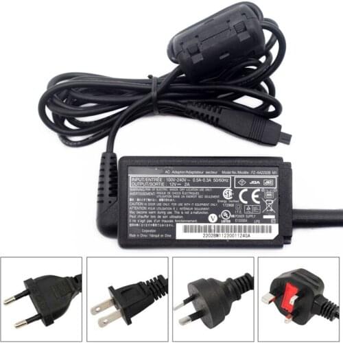For Panasonic 12V 2A FZ-AA2202B M1 AC Adaptor Power Supply Charger with Power Cord - Used