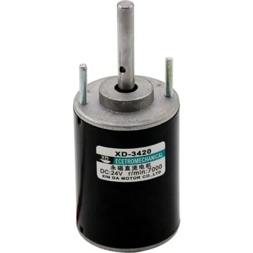 12V Speed Regulating Motor 24V DC Motor Micro High-power Cotton Brush Permanent Magnet IE 2 30W 3420 Explosion-proof N.M