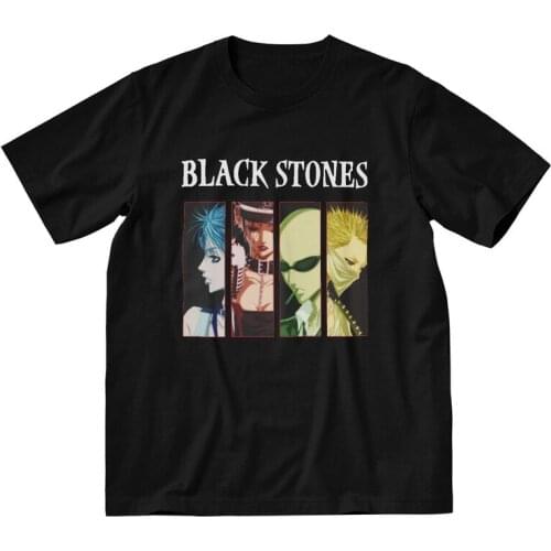 Funny Nana Osaki T-shirt Men Streetwear T Shirt Short Sleeve Anime Manga Black Stones Tshirt 100% Cotton Tees Top Clothes Gift