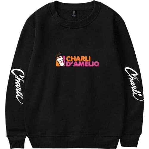 The Hype House Sweatshirt Charli D'Amelio Sweatshirts Men Women Print Addison Rae hoodies Pullover Unisex Harajuku Tracksuit