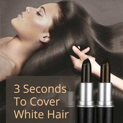 One-Time Hair dye Instant Gray Root Coverage Hair Color Modify Cream Stick Temporary Cover Up White Hair Colour Dye