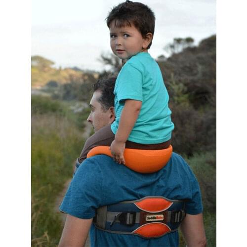 Hands-Free Shoulder Carrier Child Strap Rider SaddleBaby For 2-5 Years Old Kids Baby Safest Kangaroo Wrap Sling Suspenders Show