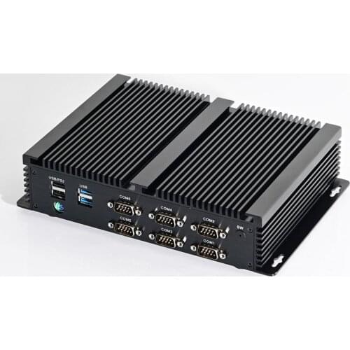 Industrial Mini PC i7 8550U 6500U i5 8250U 7267U i3 6157U Firewall Appliance PC pfSense Router 6 COM RS232 4G/3G WiFi 32GB DDR4L