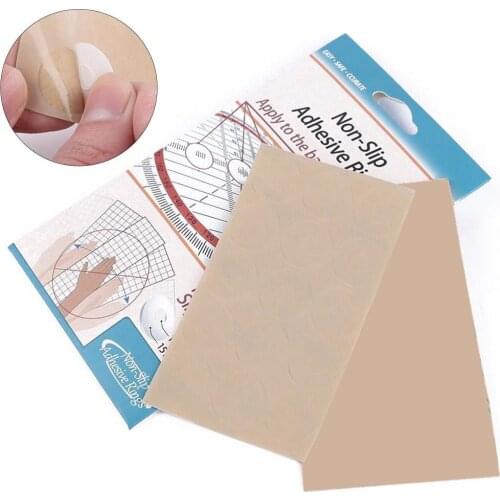 30Pcs Clear Non-slip Adhesive Grip Rings Silicone Gel Patchwork Ruler DIY Tool