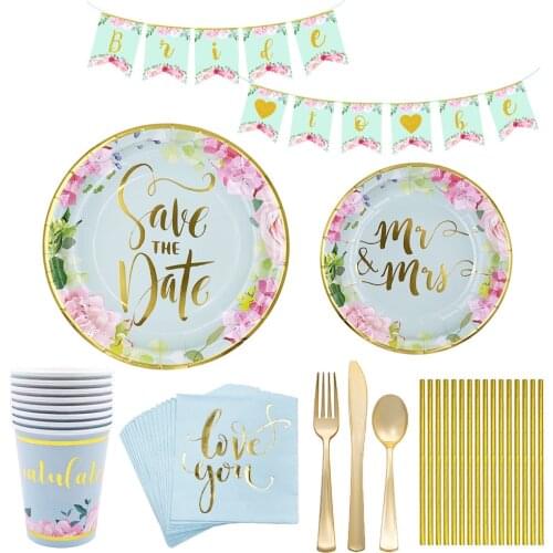 RunBliss Wedding Disposable Tableware