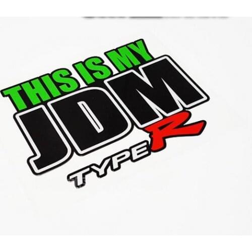 Reflective sticker Japanese drift stickers this is my JDM decal vinyl car styling motocross car sticker for ATV suv dirt bike