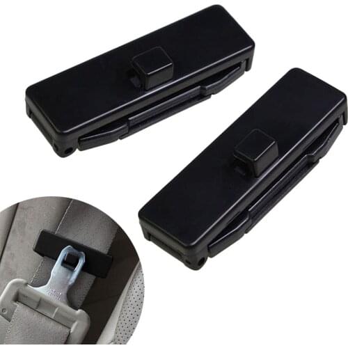 2pcs Universal Car Seat Belts Adjusting Clips Safety Adjustable Auto Stopper Buckle Plastic Clip Interior Accessories Car-stylin