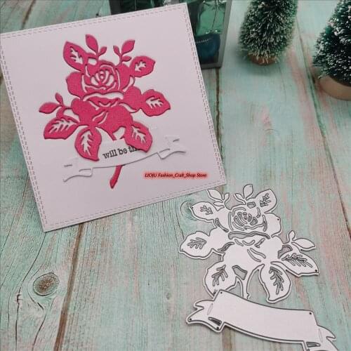 Rose flower Cutting Dies 2021 New Metal Dies Cuts Die For Scrapbooking DIY Paper Card Making Decoration